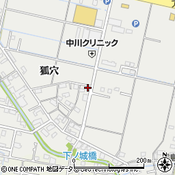 岐阜県羽島市竹鼻町狐穴206-1周辺の地図