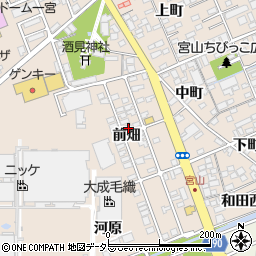 愛知県一宮市今伊勢町本神戸前畑周辺の地図