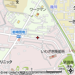 愛知県小牧市岩崎1345-84周辺の地図