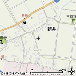千葉県富津市新井周辺の地図