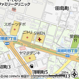 スウェン（ＳＷＥＮ）一宮店周辺の地図