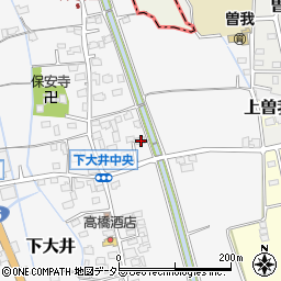 神奈川県小田原市下大井211周辺の地図
