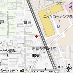 愛知県一宮市今伊勢町新神戸郷東2周辺の地図