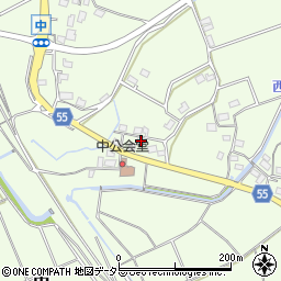 京都府福知山市中234周辺の地図