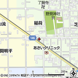 愛知県一宮市今伊勢町宮後宮代1周辺の地図