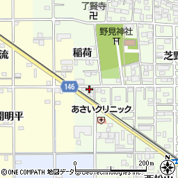 愛知県一宮市今伊勢町宮後宮代2周辺の地図