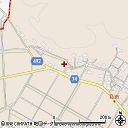 京都府綾部市私市町西ノ段41周辺の地図