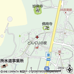 京都府綾部市里町向屋敷周辺の地図