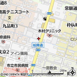 愛知県一宮市松降通7丁目16周辺の地図
