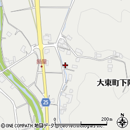 島根県雲南市大東町下阿用641周辺の地図