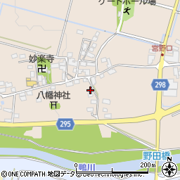 滋賀県高島市野田1067周辺の地図