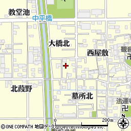 愛知県一宮市開明大橋北12周辺の地図