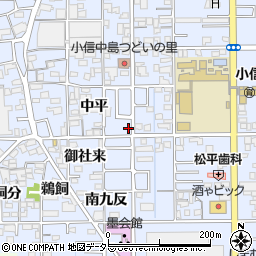愛知県一宮市小信中島中平26-4周辺の地図