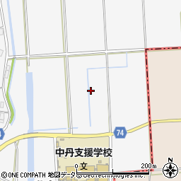 京都府福知山市私市五反田周辺の地図