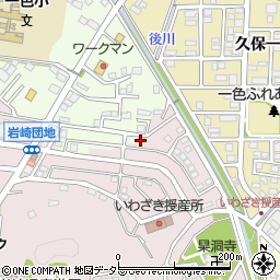 愛知県小牧市岩崎1345-90周辺の地図