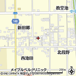 愛知県一宮市開明新田郷11周辺の地図