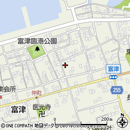 千葉県富津市富津1661周辺の地図