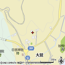 千葉県君津市大鷲周辺の地図