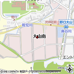 愛知県小牧市大山南周辺の地図