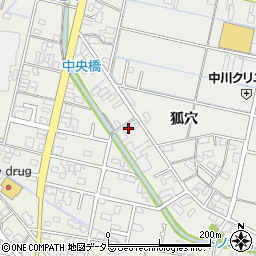 岐阜県羽島市竹鼻町狐穴160周辺の地図