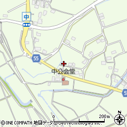 京都府福知山市中227周辺の地図