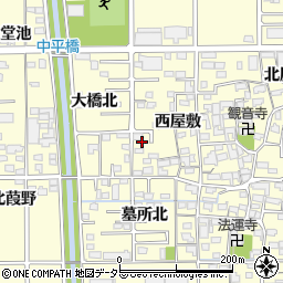 愛知県一宮市開明大橋北14周辺の地図