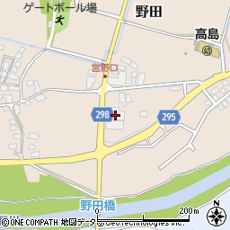滋賀県高島市野田1678周辺の地図