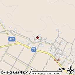 京都府綾部市私市町西ノ段58周辺の地図