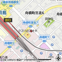 ＪＡぎふ羽島中央周辺の地図