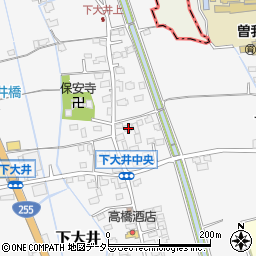 神奈川県小田原市下大井208周辺の地図