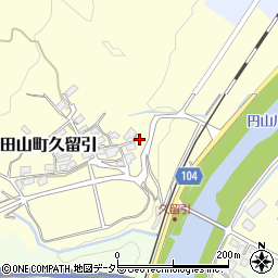 兵庫県朝来市和田山町久留引163周辺の地図