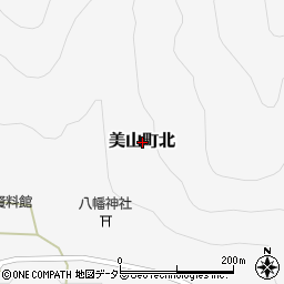 京都府南丹市美山町北周辺の地図