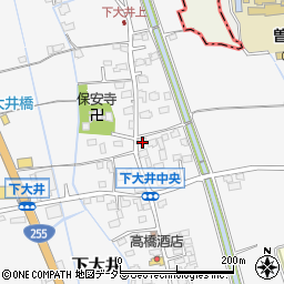 神奈川県小田原市下大井207周辺の地図