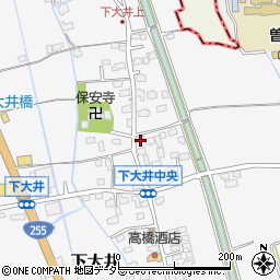 神奈川県小田原市下大井207周辺の地図