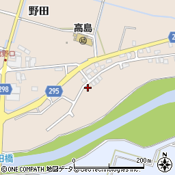 滋賀県高島市野田869周辺の地図