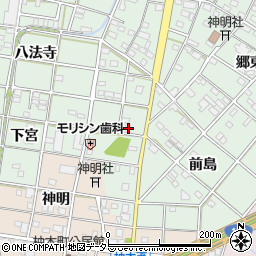 愛知県一宮市西大海道郷前31周辺の地図