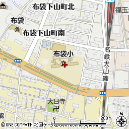 江南市立布袋小学校周辺の地図