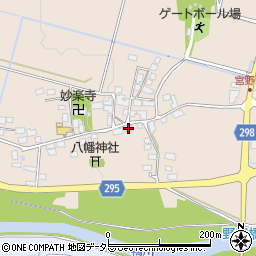 滋賀県高島市野田1072周辺の地図