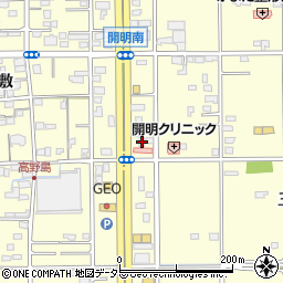 愛知県一宮市開明郷東37周辺の地図