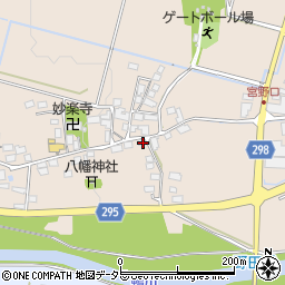 滋賀県高島市野田1071-1周辺の地図