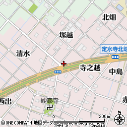 愛知県一宮市定水寺寺之越41-1周辺の地図