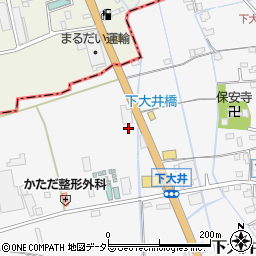 神奈川県小田原市下大井547周辺の地図