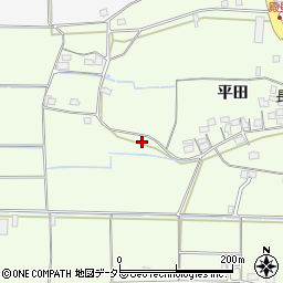 京都府綾部市栗町（行志）周辺の地図