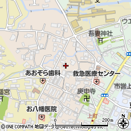 鳶・余田組周辺の地図