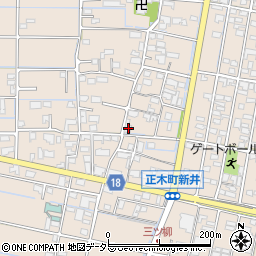 岐阜県羽島市正木町新井1090周辺の地図