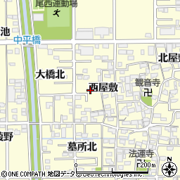 愛知県一宮市開明大橋北27周辺の地図