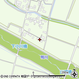 滋賀県高島市安曇川町下小川515周辺の地図