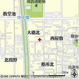 愛知県一宮市開明大橋北28周辺の地図