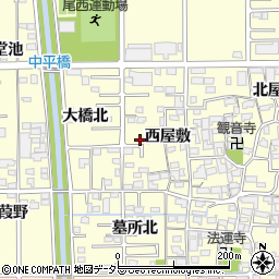 愛知県一宮市開明大橋北26周辺の地図