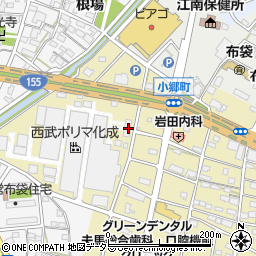 愛知県江南市小郷町西ノ山60周辺の地図